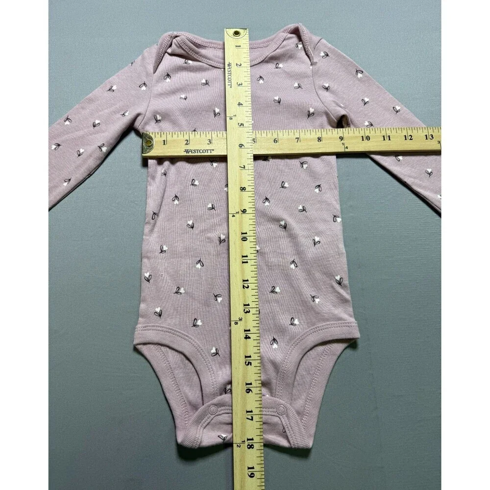 NWT Carter's Snug Fit 3-Piece Outfit Set Baby Girls 18M Multicolor 100% Cotton